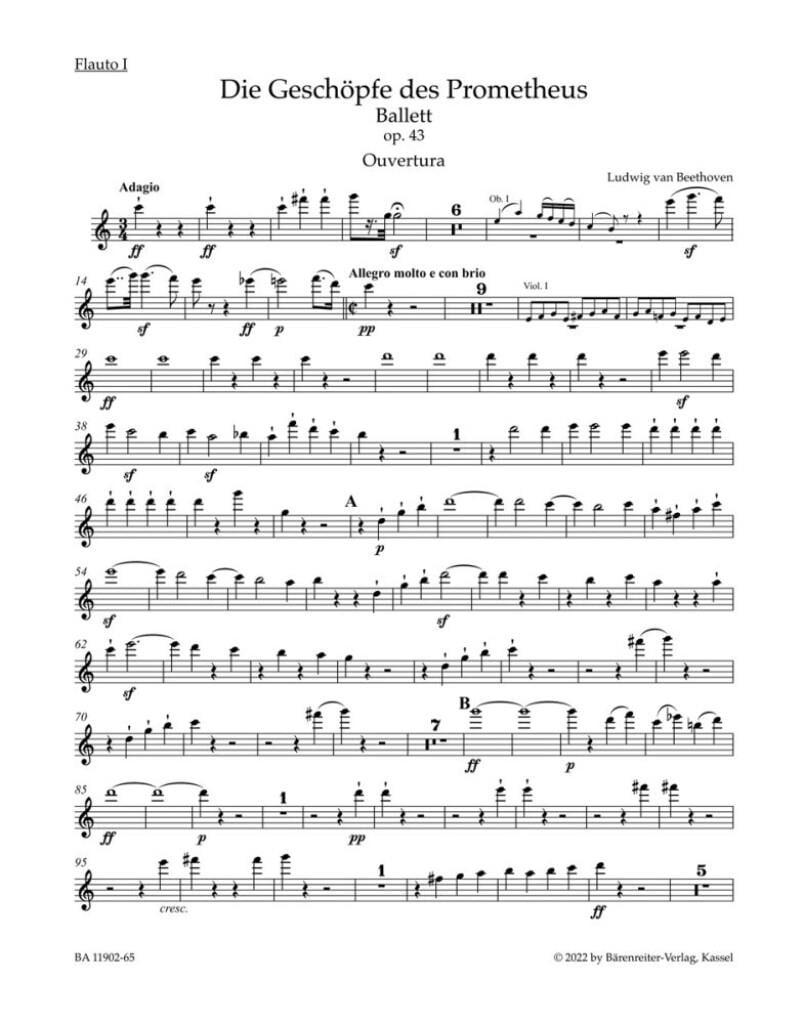 Overture Die Geschöpfe des Prometheus Op.43